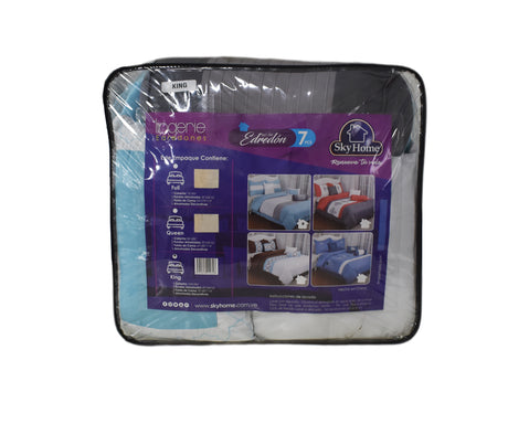 Set de edredón 7 Piezas microfibra Sky Home