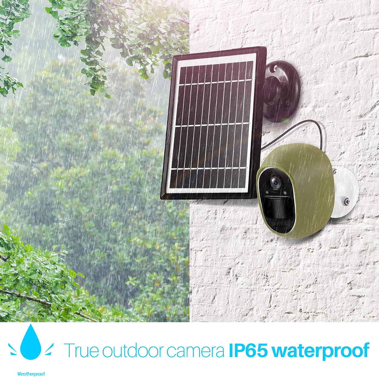 Cámara de seguridad inteligente con energía solar 4G-LTE Wyave