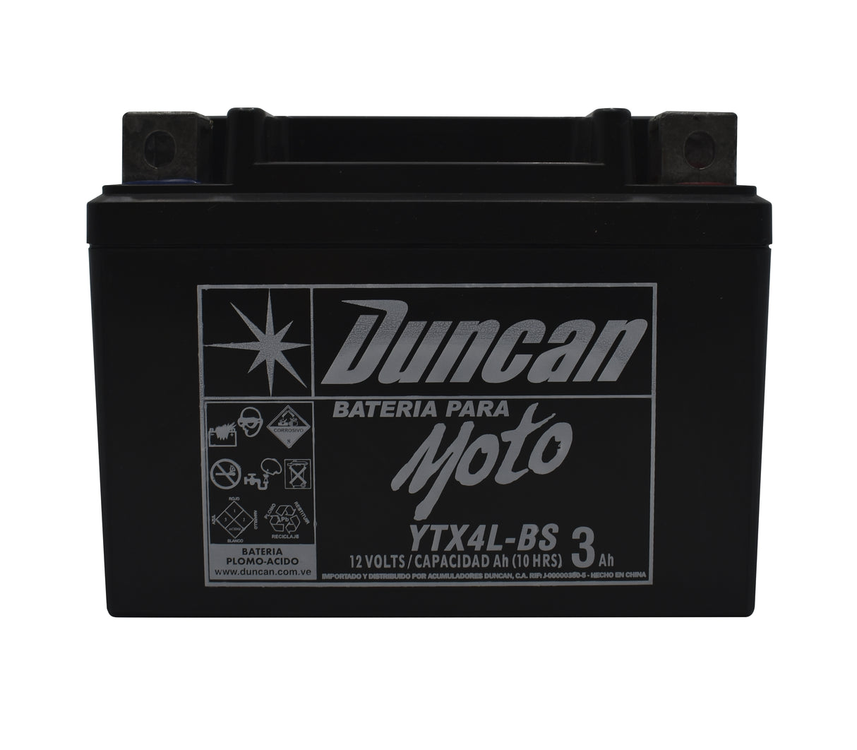 Batería para moto YTX4L Duncan