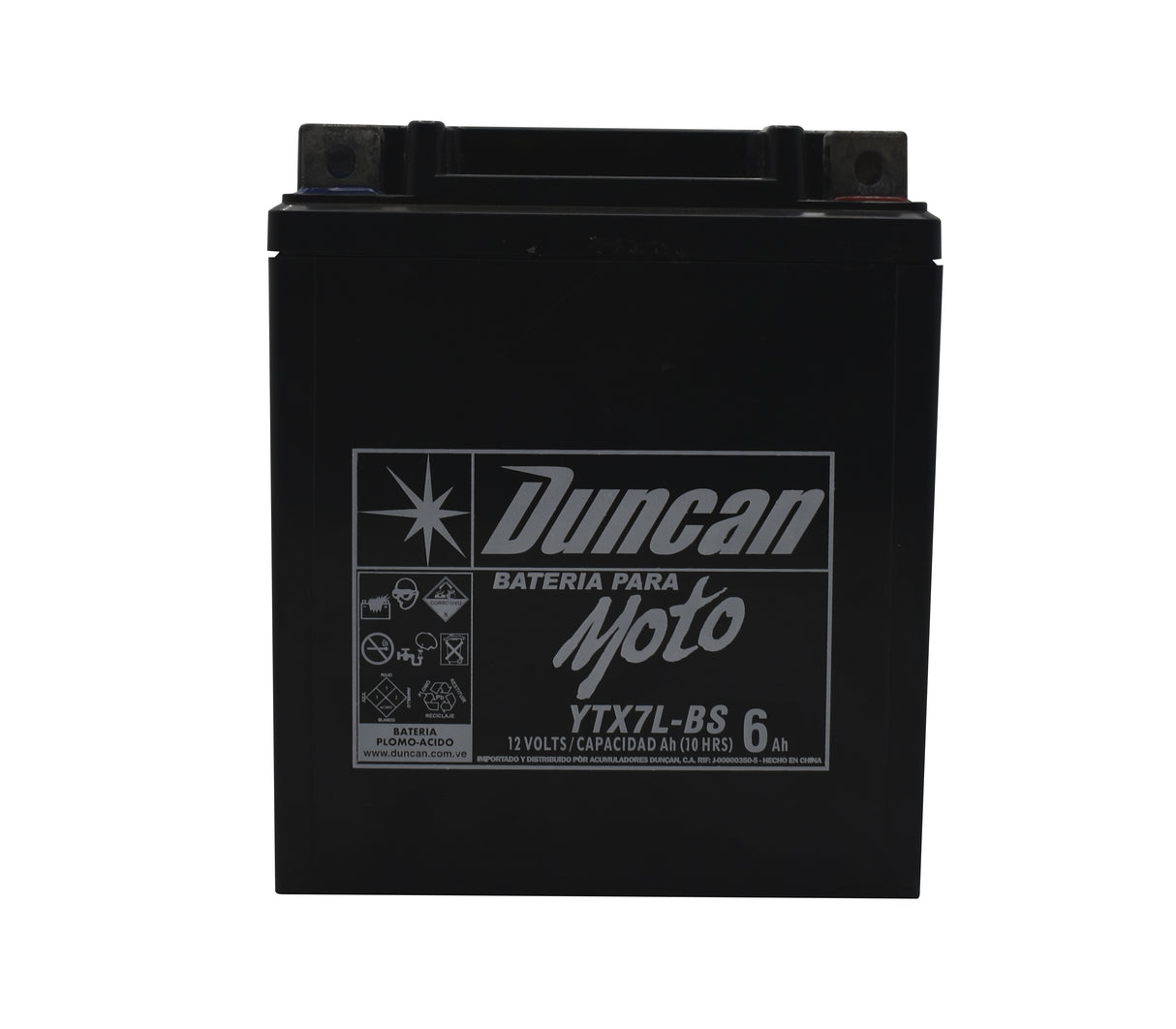 Batería para moto YTX7L Duncan