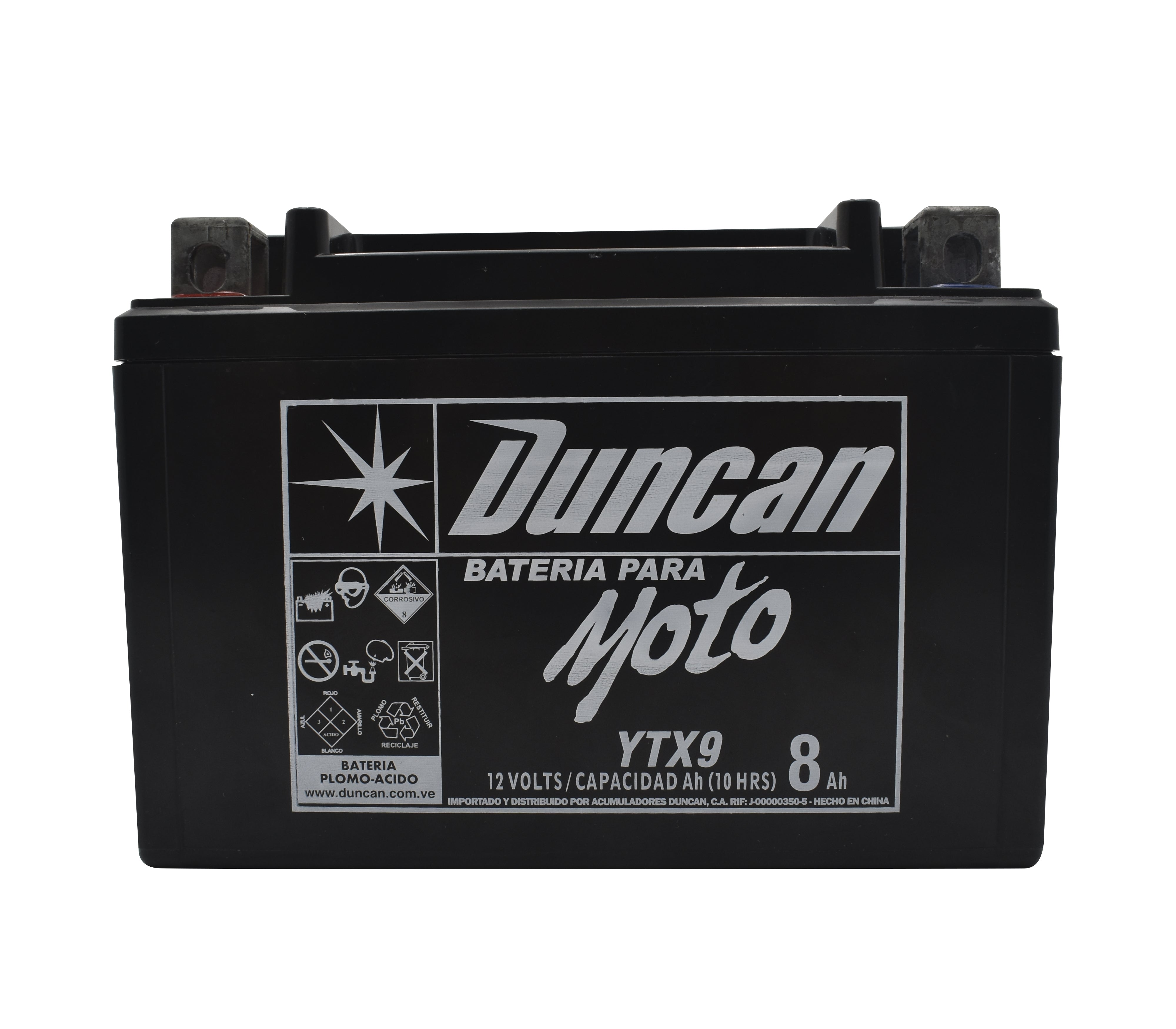 Batería para moto YTX9 Duncan –