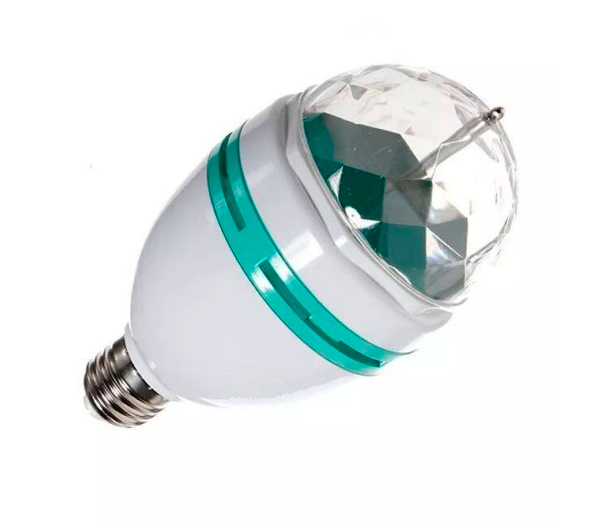 Bombillo LED mini discoteca giratorio blanco Mo Import