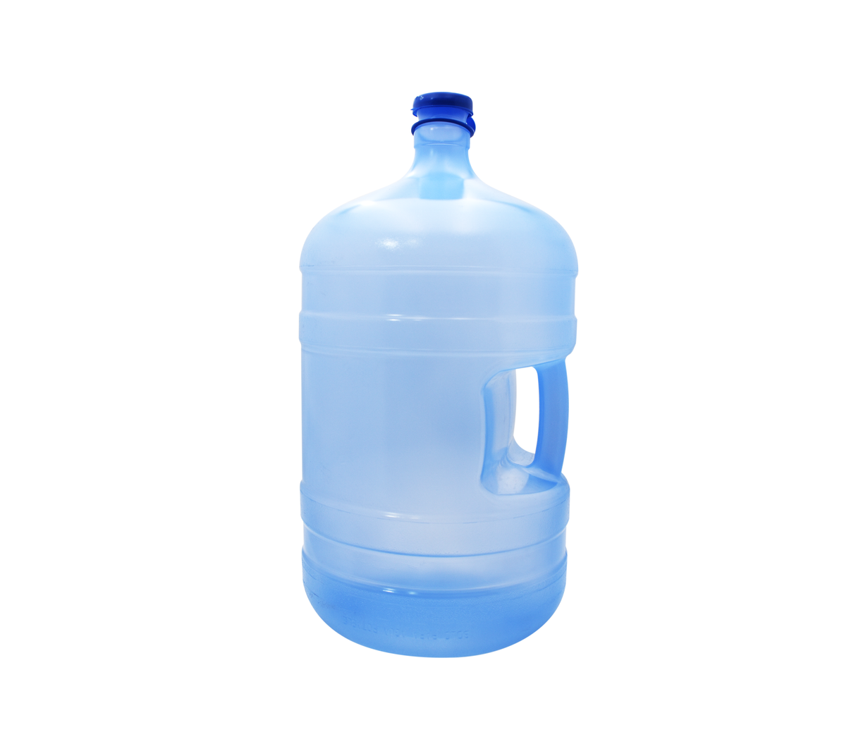 Botellón 5 Gal con asa y tapa azul Decocar