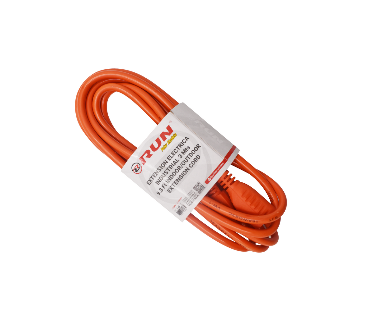 Cable de extensión industrial 3 metros Run