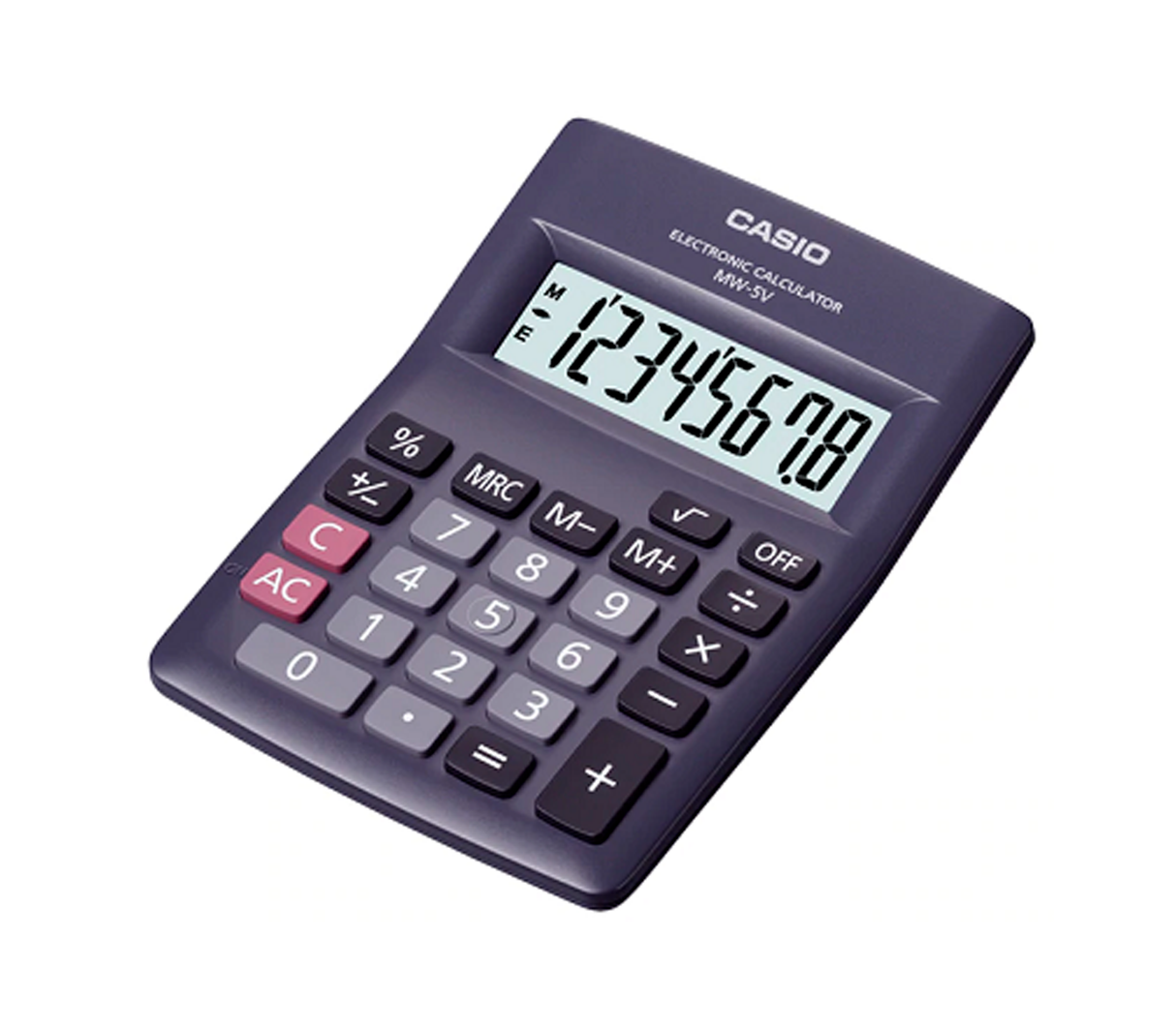 Calculadora de mesa MW-5V-BK Casio