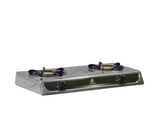 Cocina a gas 2 hornillas acero inoxidable Fortunne