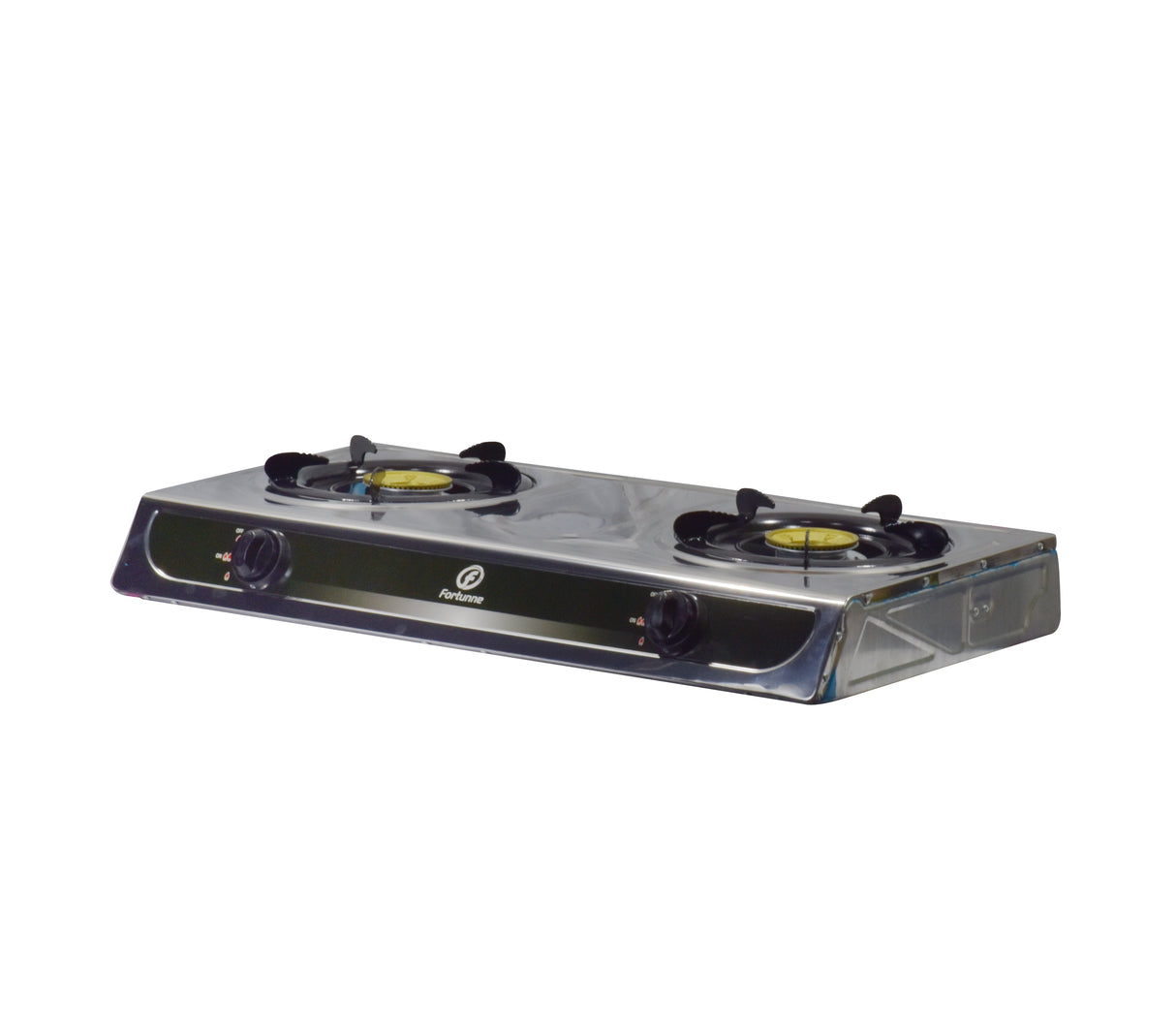 Cocina a gas 2 hornillas acero inoxidable Fortunne