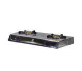 Cocina a gas 2 hornillas acero inoxidable Fortunne