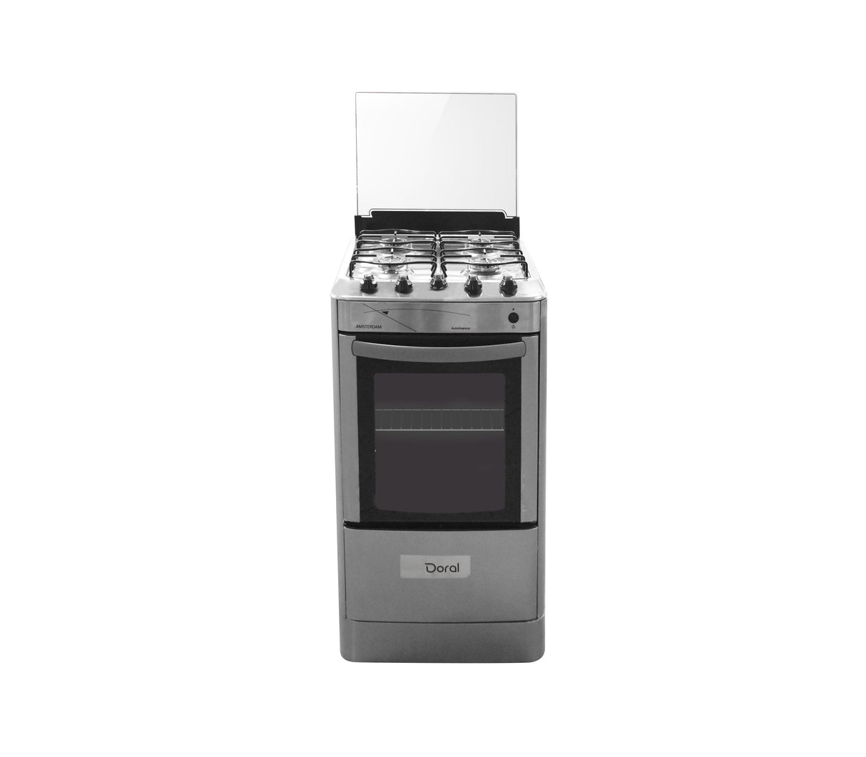 Cocina a gas 4 hornillas gris Doral