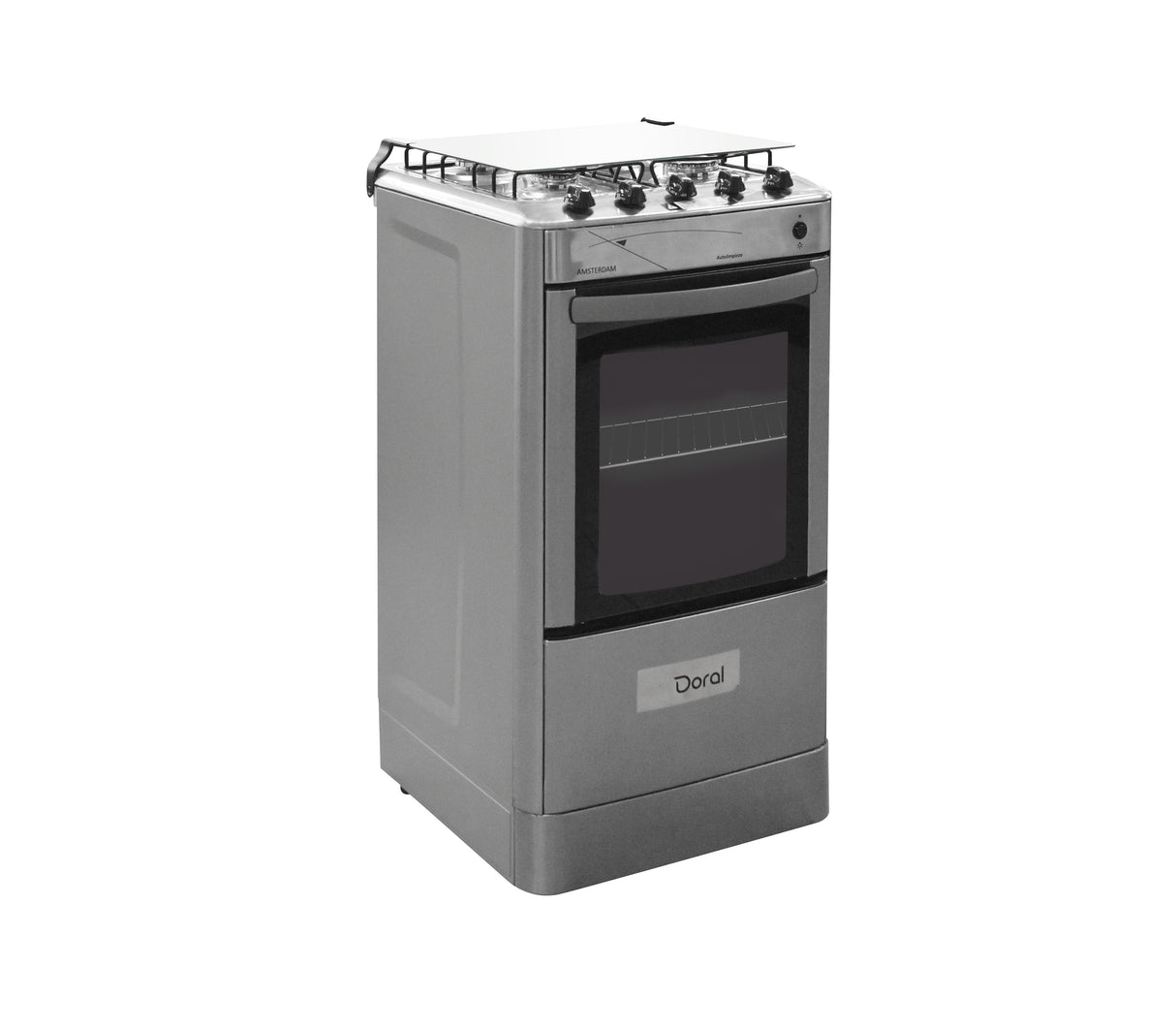 Cocina a gas 4 hornillas gris Doral
