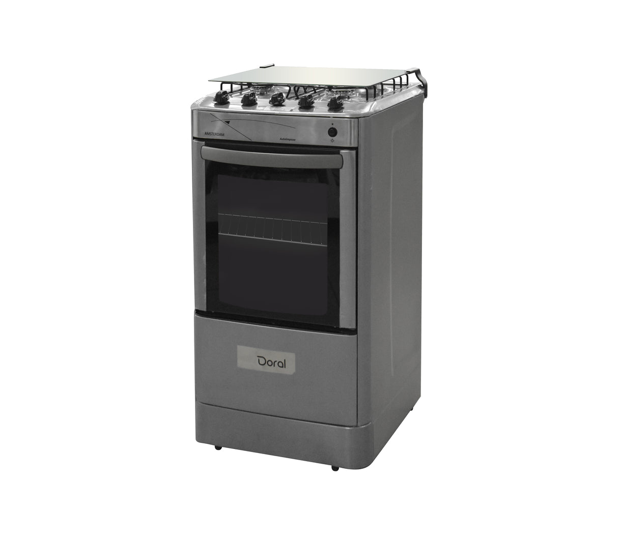 Cocina a gas 4 hornillas gris Doral
