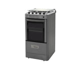 Cocina a gas 4 hornillas gris Doral