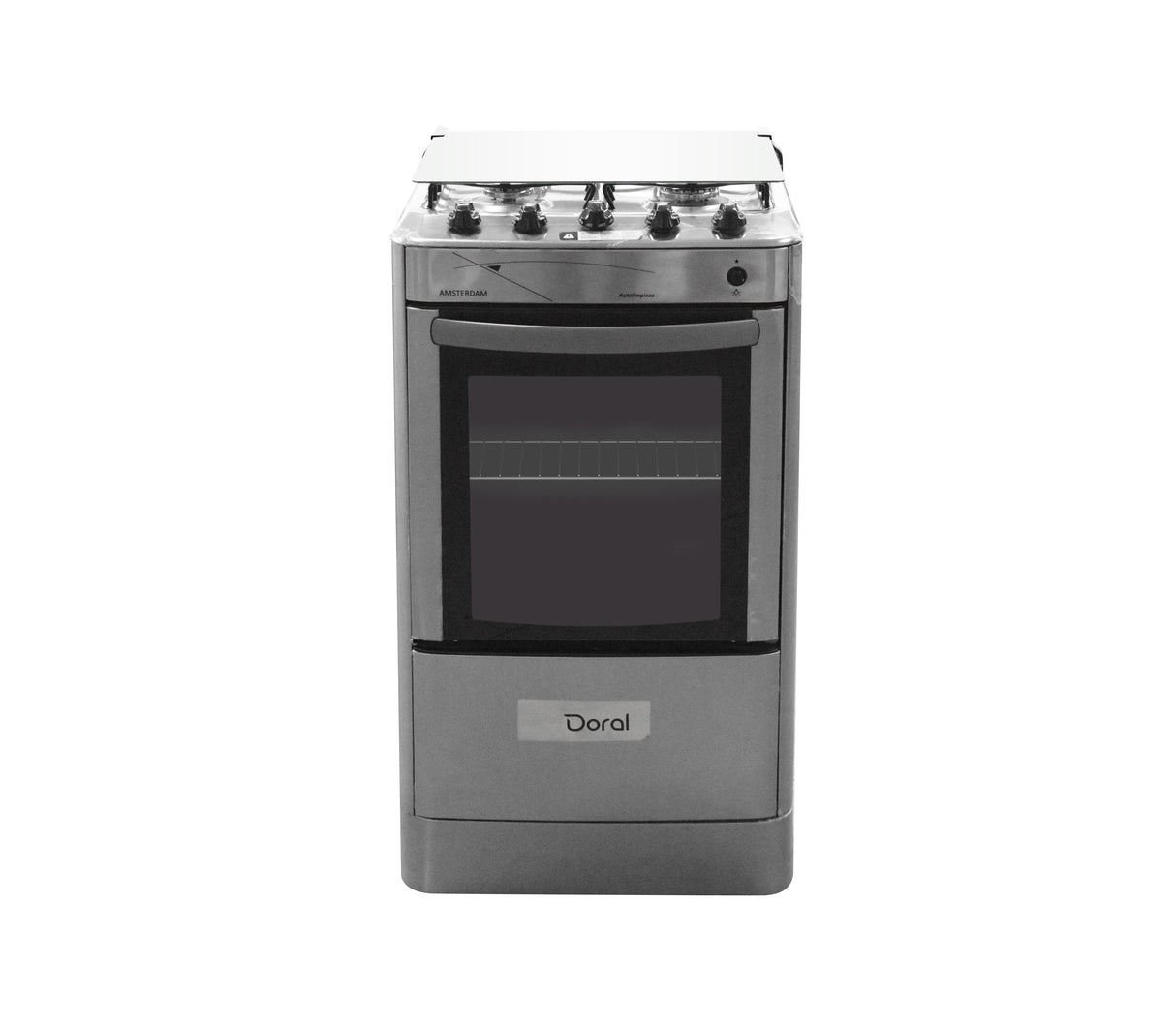 Cocina a gas 4 hornillas gris Doral