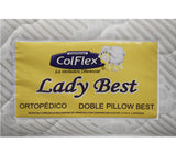 Colchón Queen (160cm X 190cm) Lady Best Ortopédico 2 Pillow Encapsulado Colflex