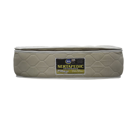 Colchón Individual (100cm X 190cm) 1 Pillow Ortopédico Sertapedic Pokect y Encapsulado Serta
