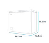 Congelador horizontal 188 litros blanco Mabe