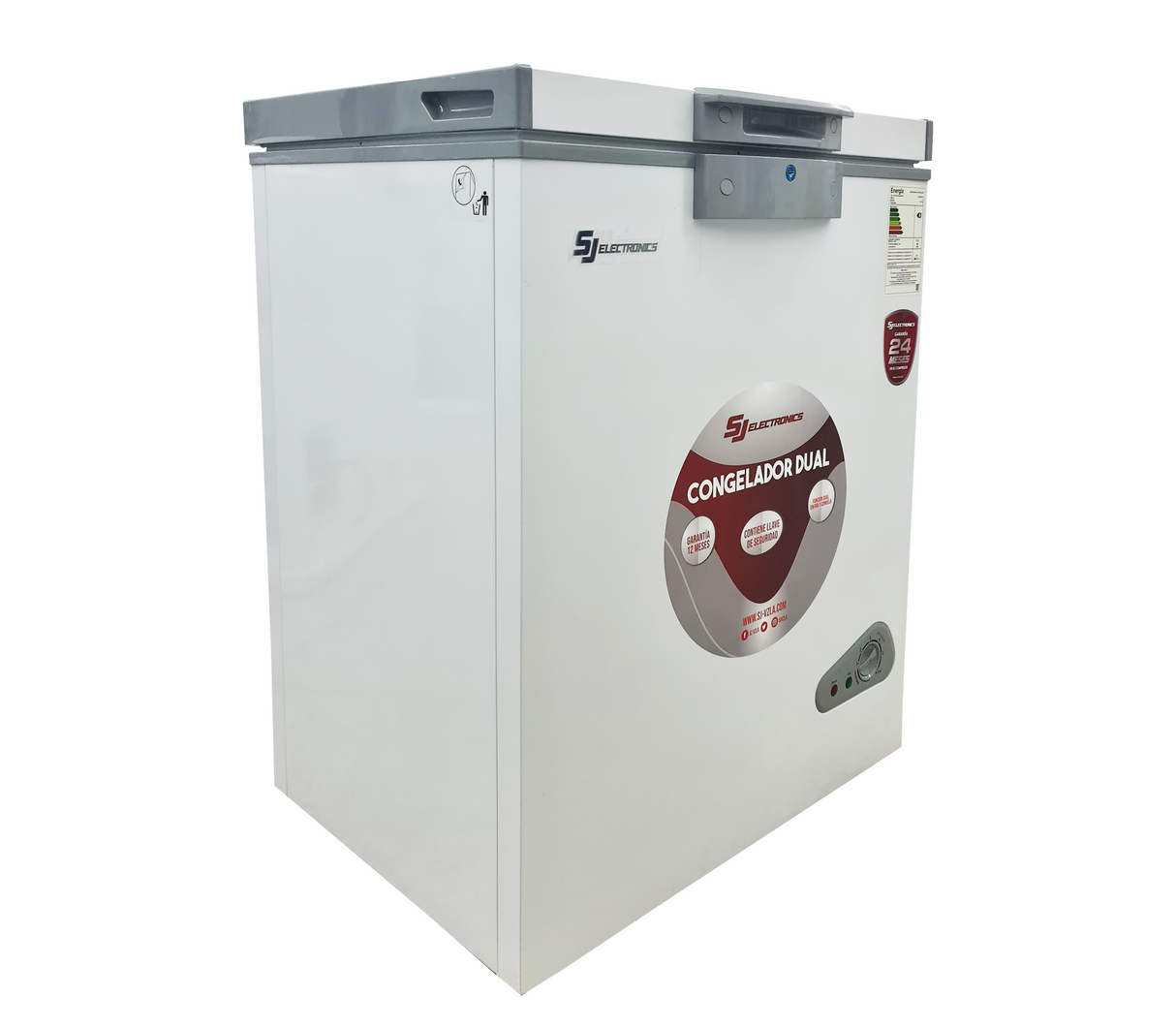 Congelador horizontal interior de aluminio 138 litros SJ Electronics