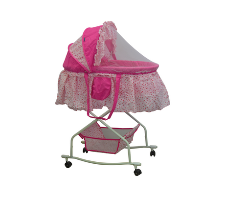 Cuna moises con falda y mosquetero sencillo 0-12 meses Bebesitos