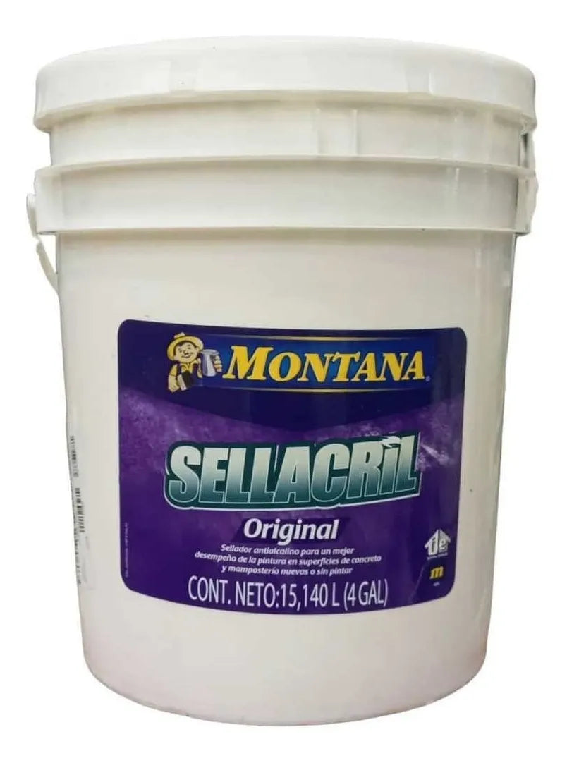 Sellacril sellador antialcalino Interiores/Exteriores Montana