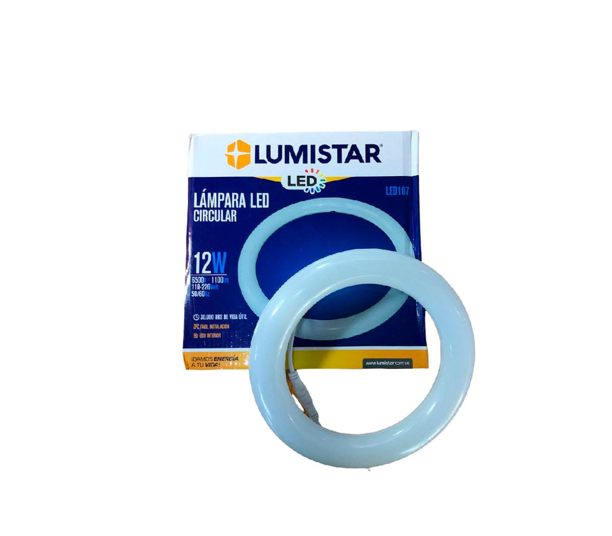 Lámpara LED uso interior circular 12W Lumistar