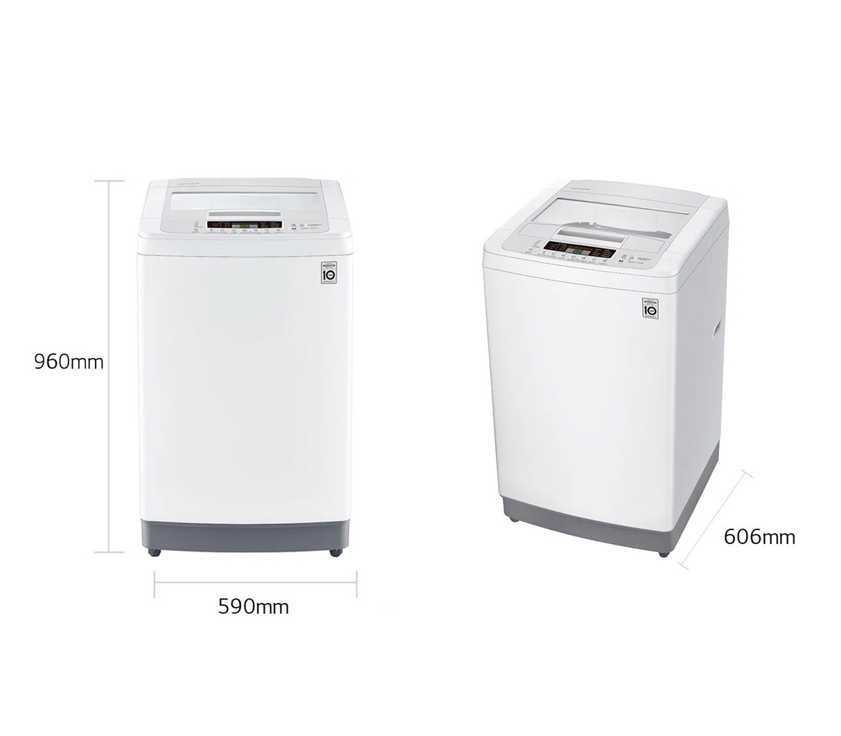 Lavadora automática 13 kg carga superior blanca Lg