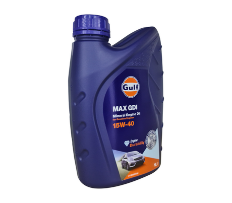 Lubricante automotriz Max GDI 15W-40 mineral gasolina 1LT Gulf