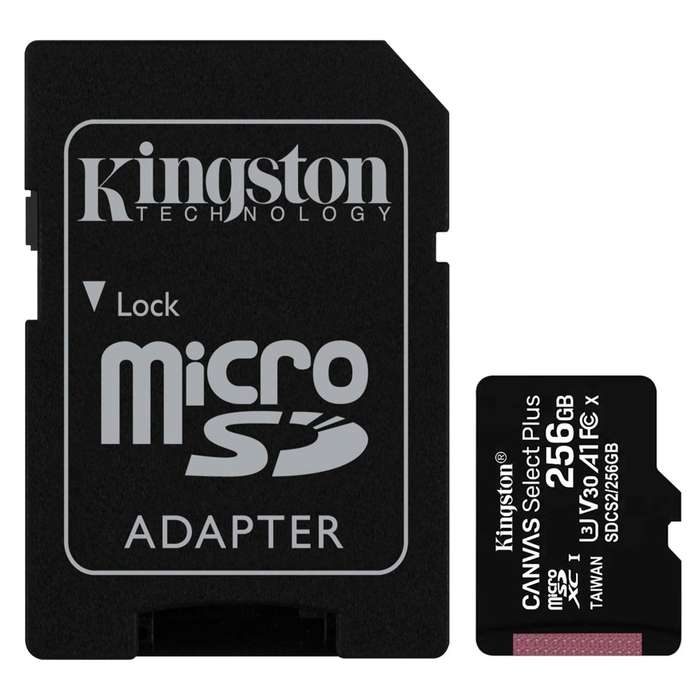 Micro SD 256GB + Adaptador Kingston