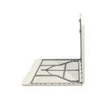 Mesa Cuadrada Plegable Blanca Daily
