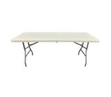 Mesa Cuadrada Plegable Blanca Daily