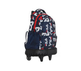 Mochila con Ruedas 18x12x8" Fila