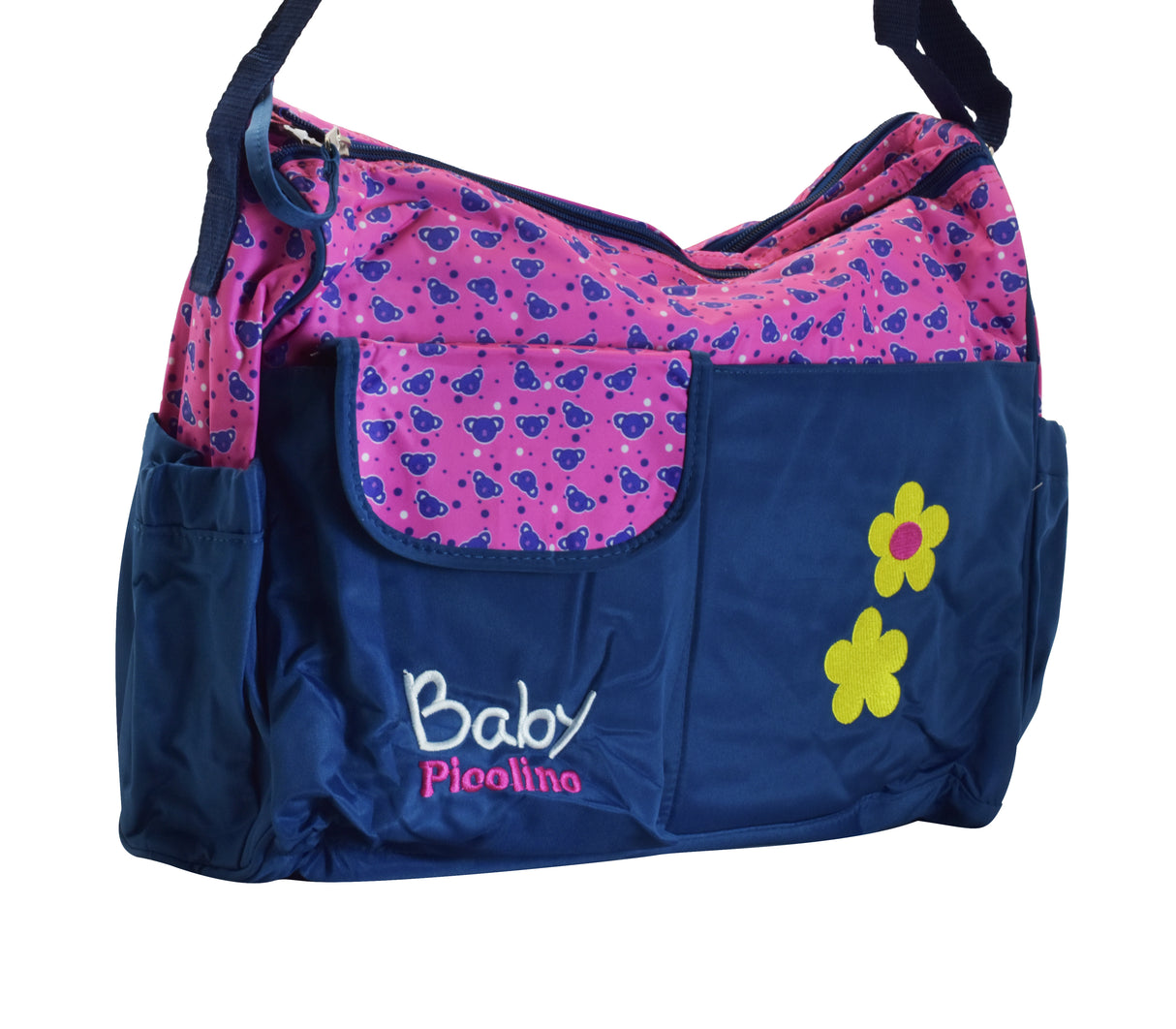 Pañalera 15.75x12x5.5" 100% Polyester Flor Baby Picolino