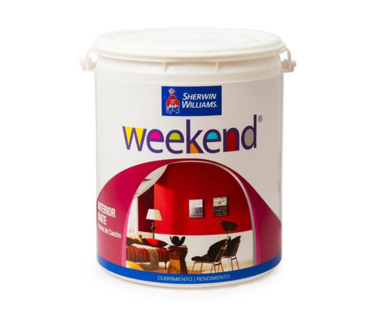 Pintura Weekend mate para interiores Clase B Sherwin Williams