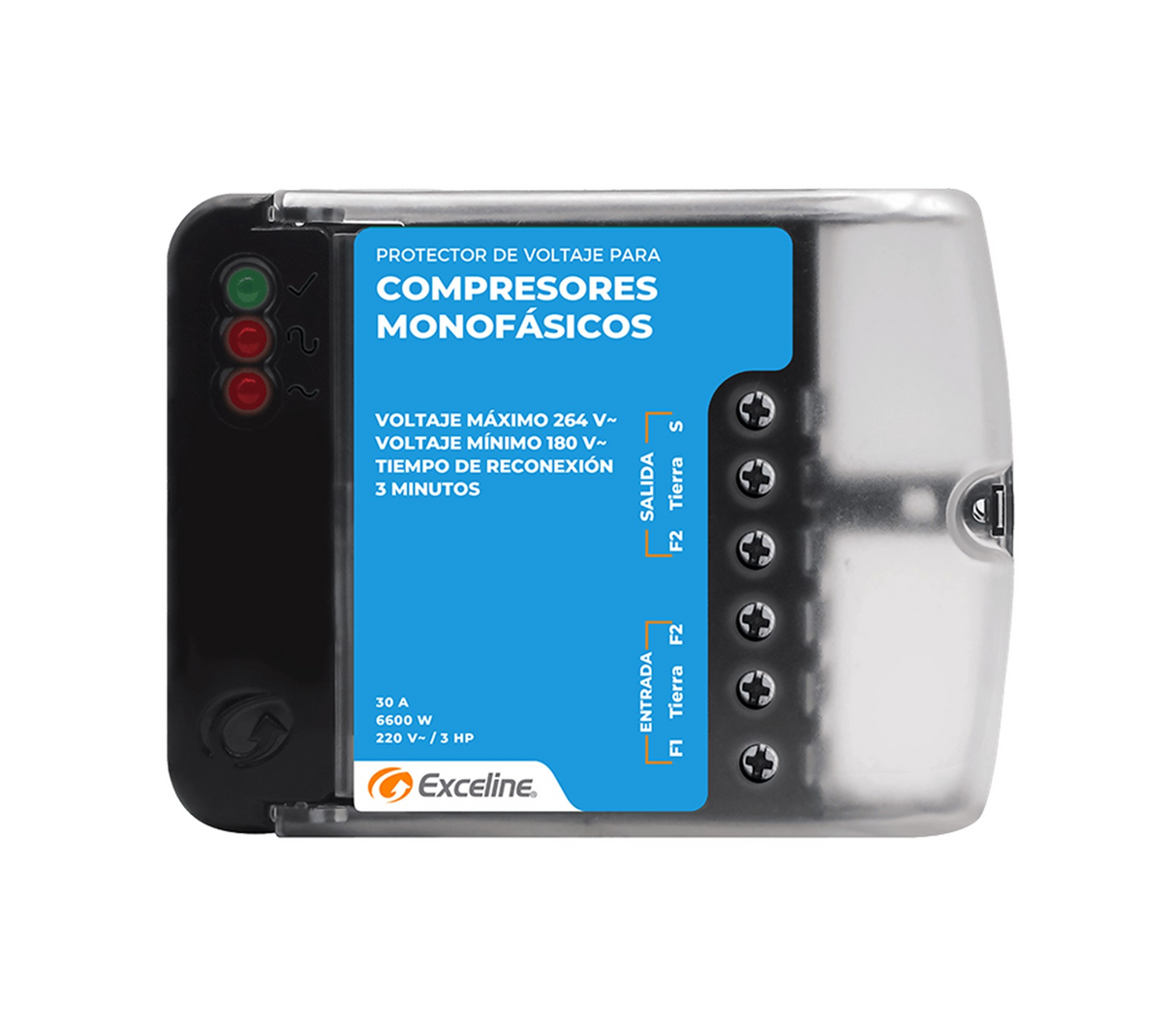 Protector compresor monofasico Exceline