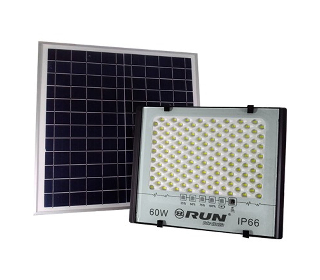 Reflector led solar para exteriores IP66 Run