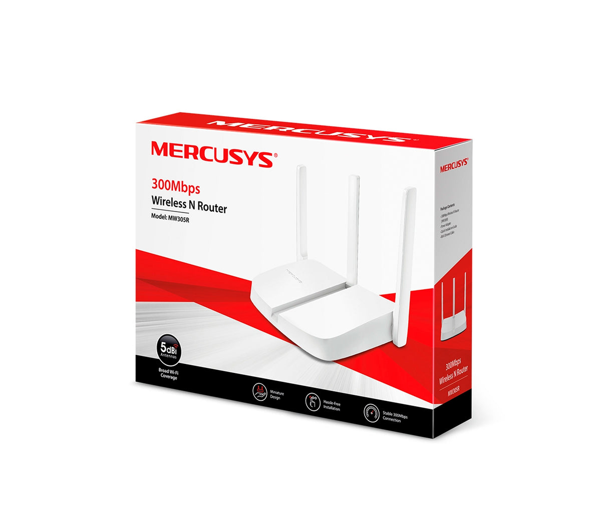 Router 300MBPS 3 antenas MW305R Mercusys