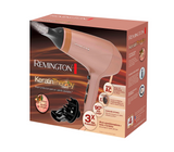Secador keratin therapy de keratina y argan Remington