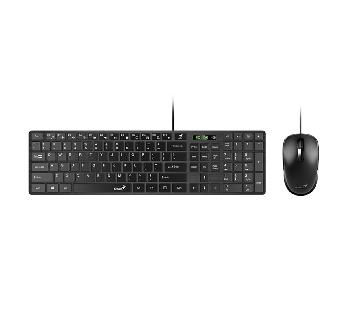 Combo teclado + mouse USB black SLIMSTAR-C126 Genius