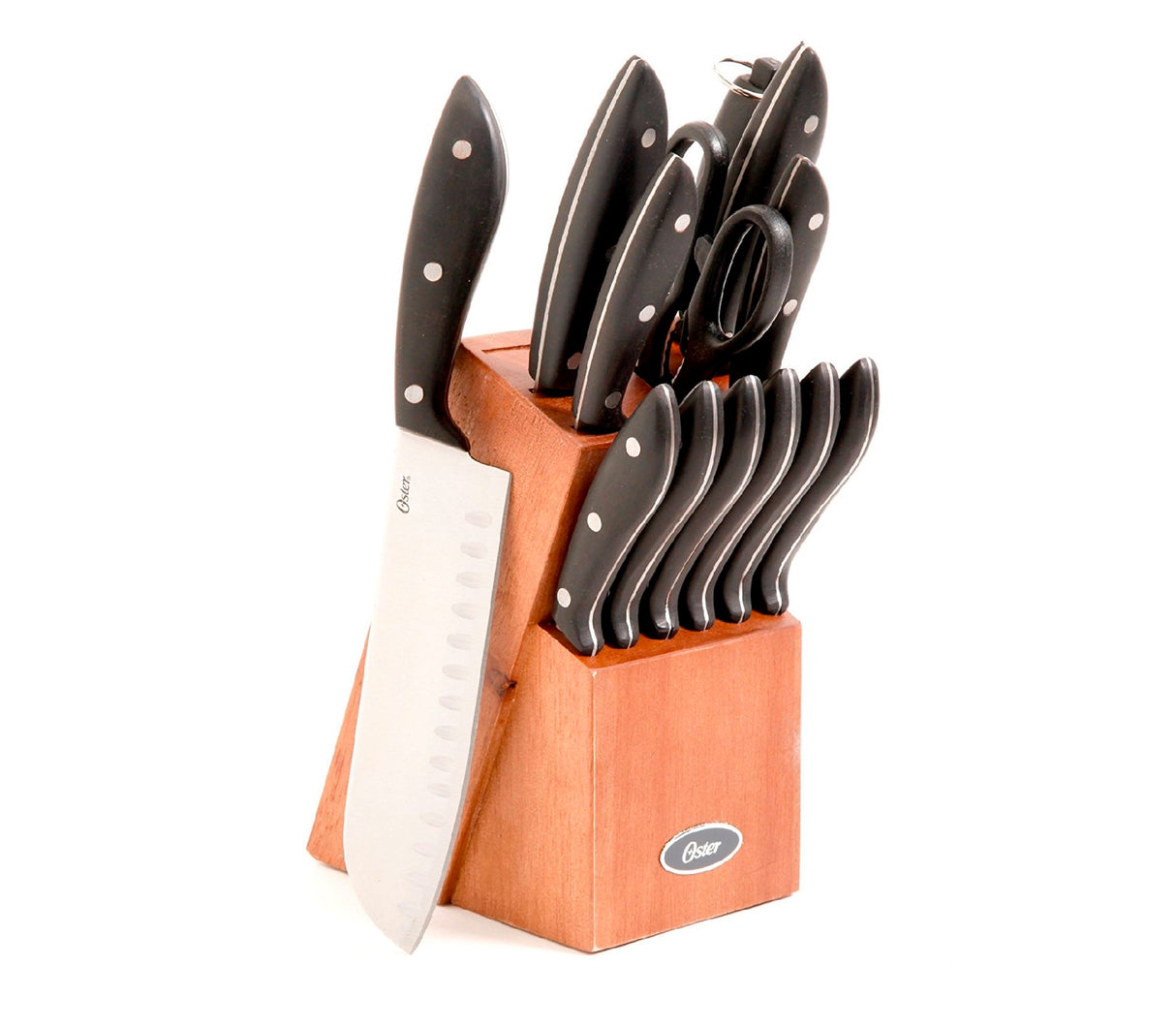 Set cuchillos 14 piezas negro Huxford Oster