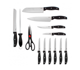 Set cuchillos 14 piezas negro Oster