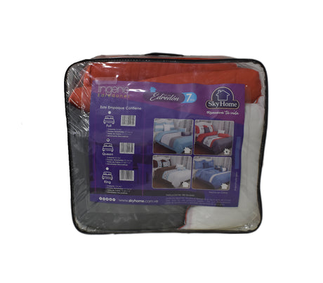 Set de edredón 7 Piezas microfibra Sky Home