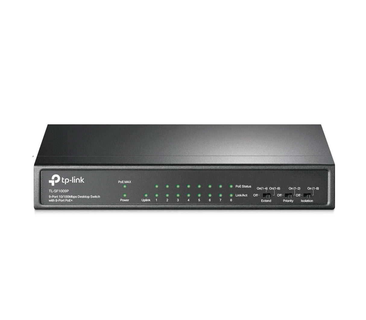 Switch 9-Pts 10/100m & 8-Ptos Poe+ Tl-Sf1009p Tp-link