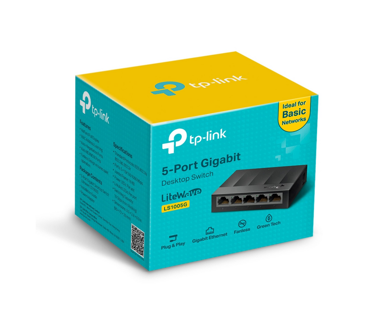 Switch de 05 puertos 10/100 MBPS LS1005G Tp-link