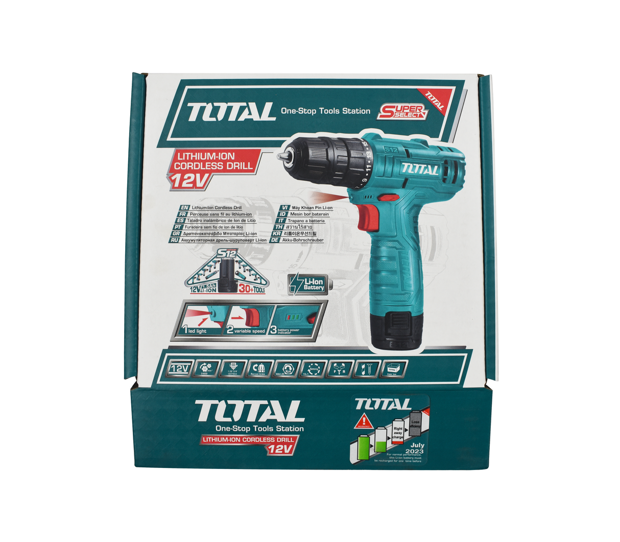 Taladro Inalámbrico 12v Total