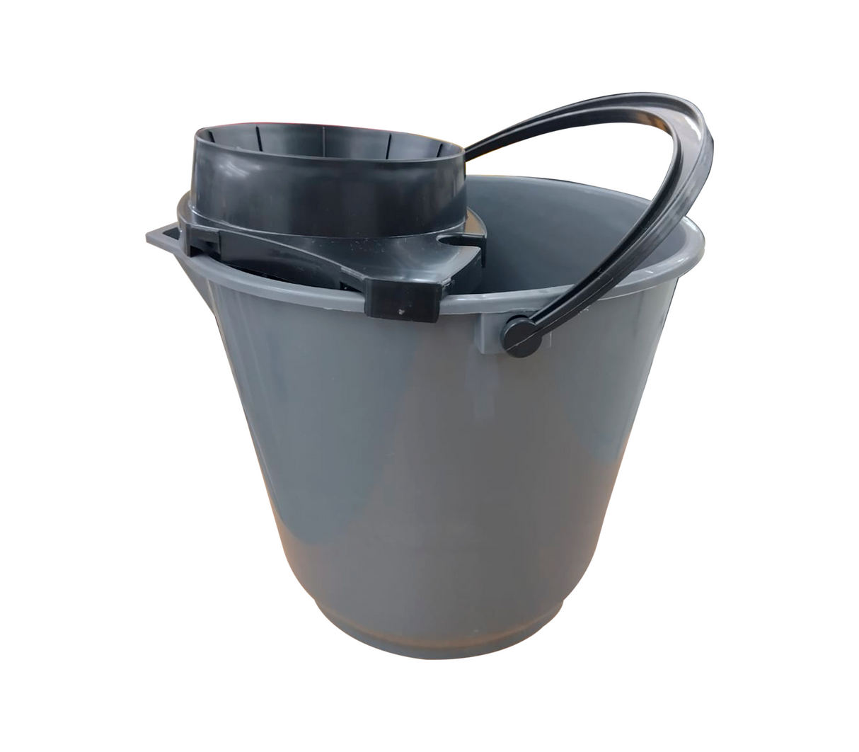 Tobo pico 12litros con escurridor andecol gris Alfa Hogar