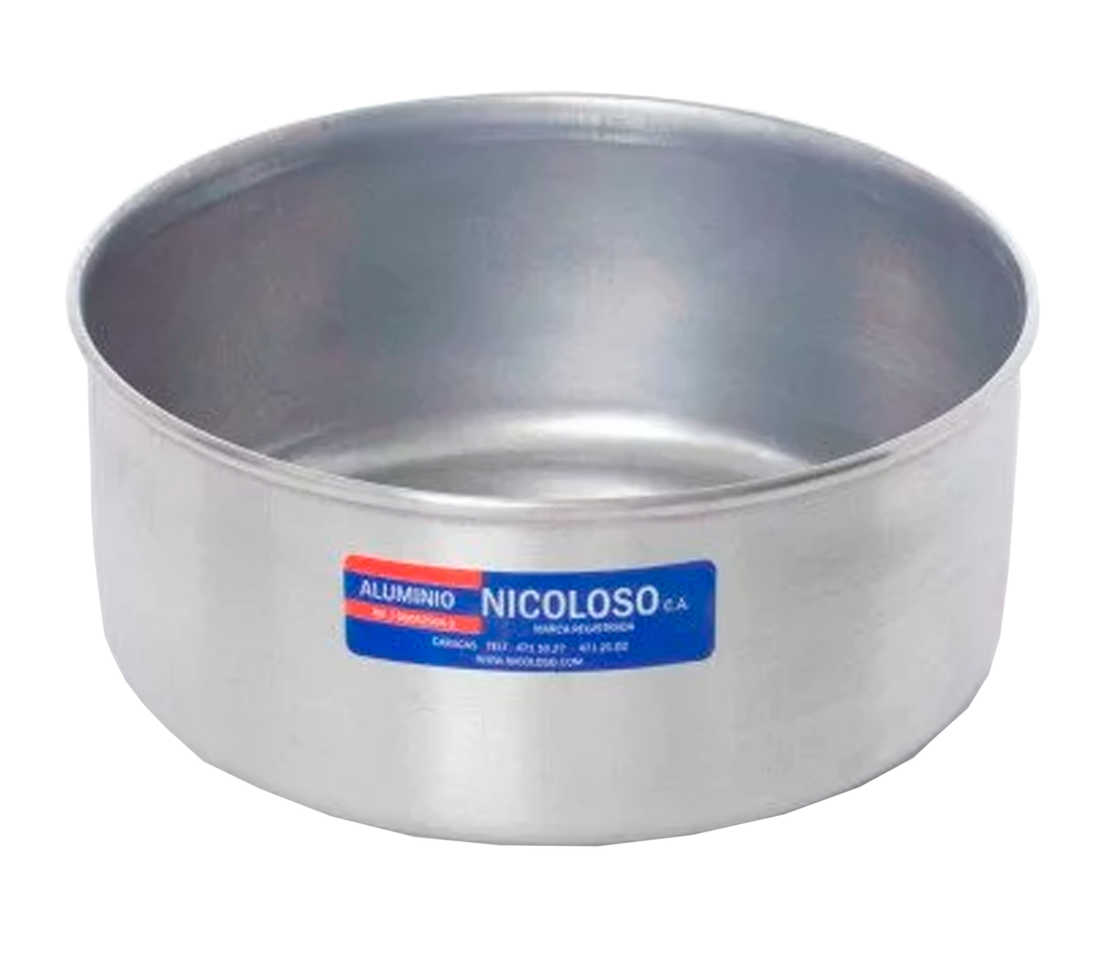Tortera alta de aluminio Nicoloso