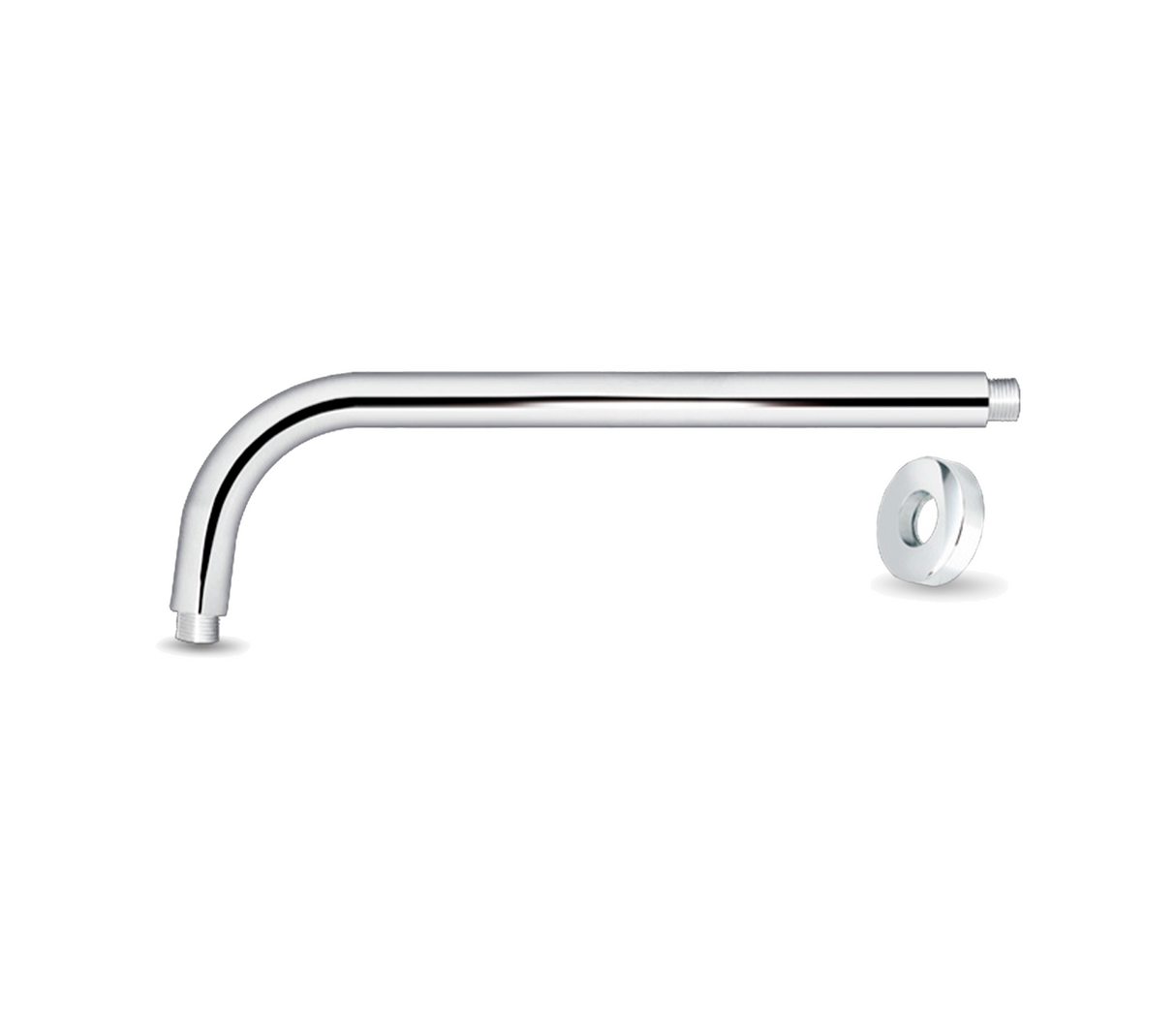 Tubo cromado largo de lujo p/regadera 1/2x90 Belt-G
