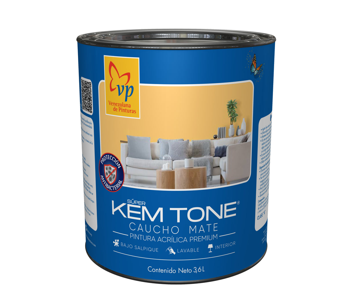 Pintura Super Kem Tone Int/Ext Clase A Vp