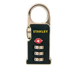 Candado de equipaje zinc 3 digitos con abs color negro Stanley