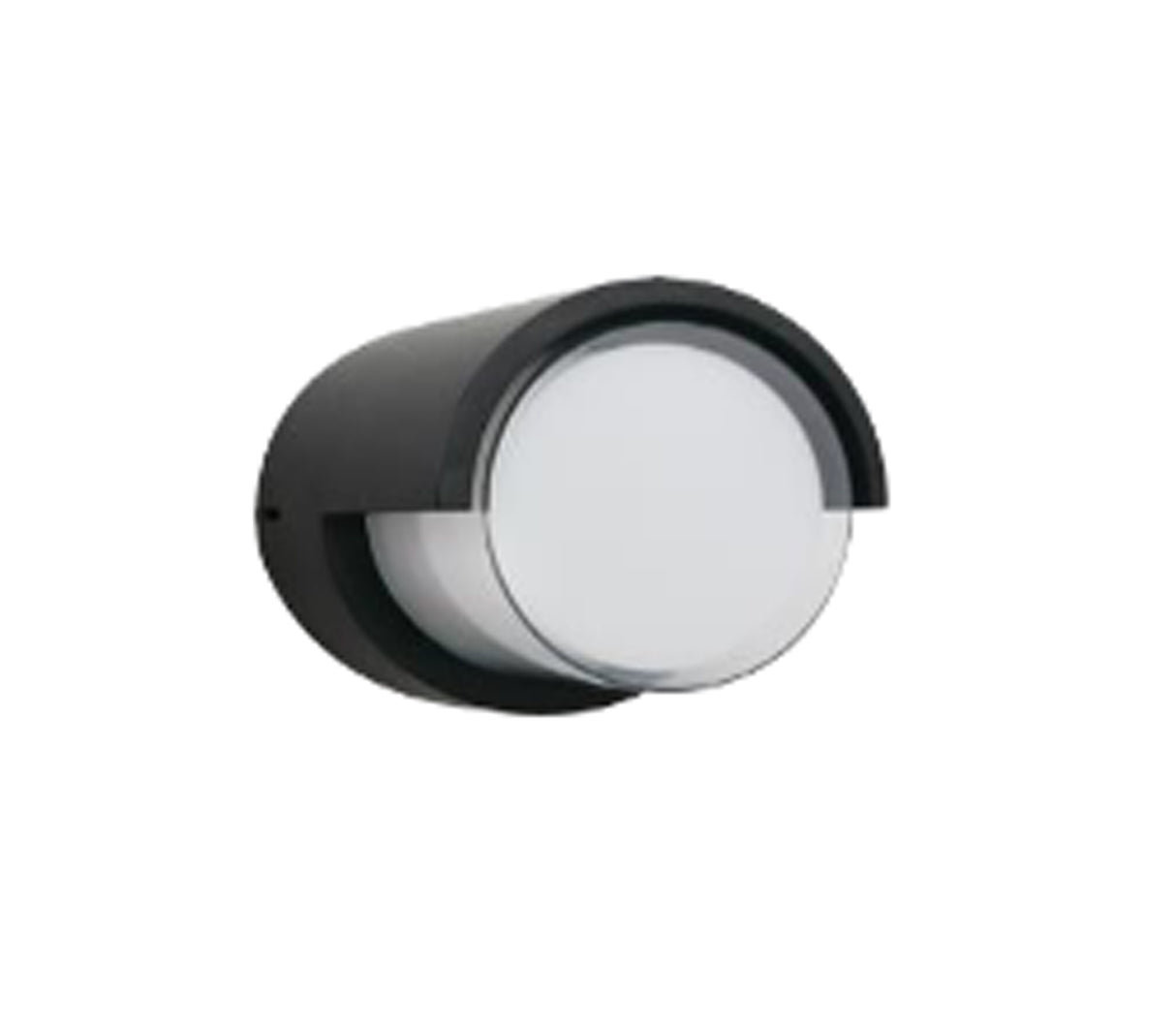 Lámpara redonda decorativa para pared luz cálida negra 15w Lumistar
