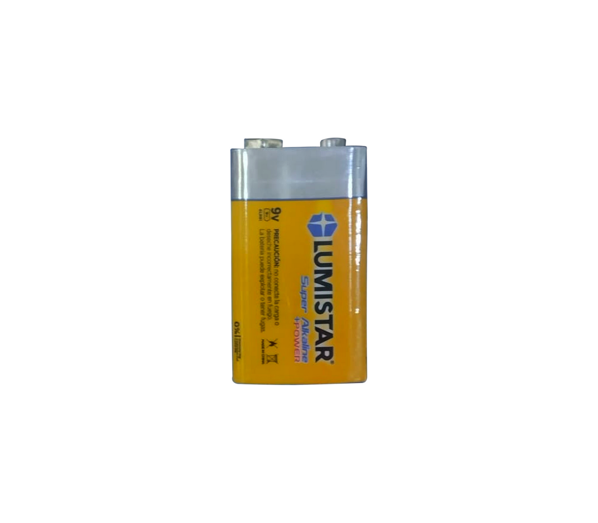 Batería super alkalina 9V Lumistar